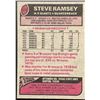Image 2 : 1977 TOPPS STEVE RAMSEY