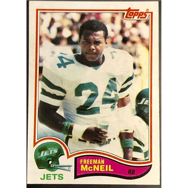 1982 TOPPS FREEMAN McNEIL ROOKIE CARD