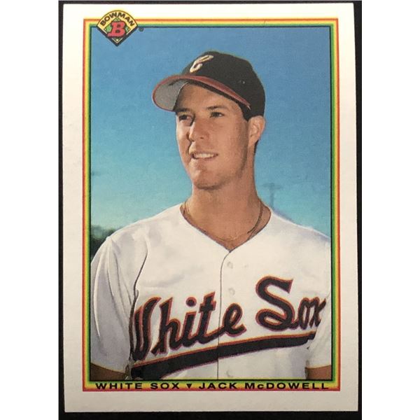 1990 BOWMAN JACK McDOWELL ROOKIE CARD