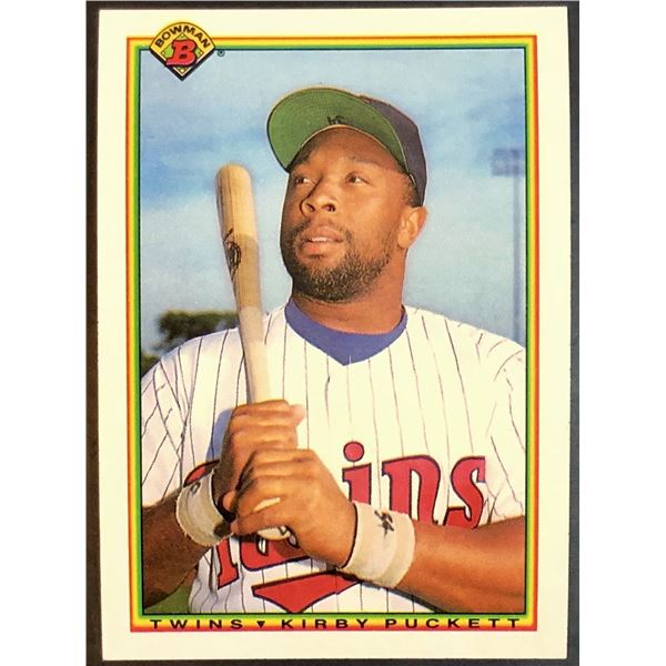 1990 BOWMAN KIRBY PUCKETT (HOF)