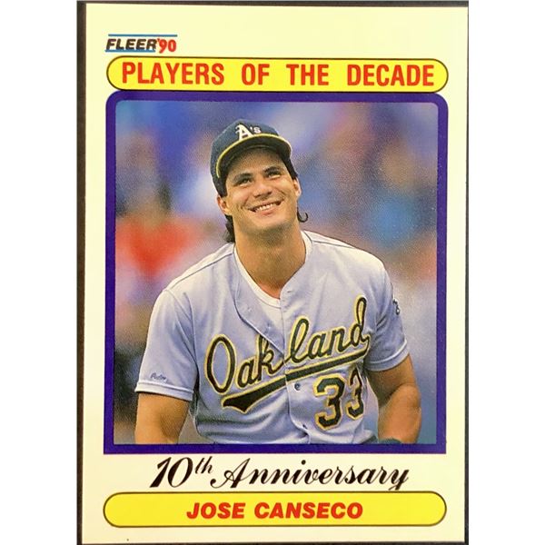 1990 FLEER JOSE CANSECO