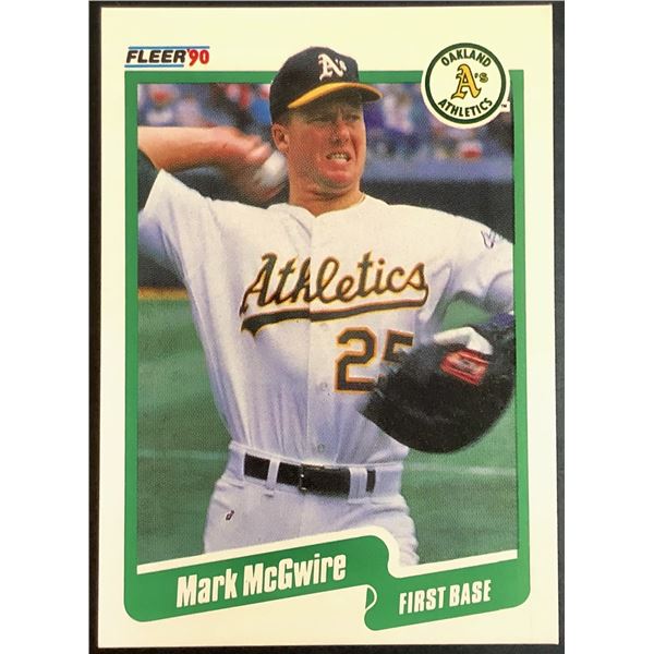 1990 FLEER MARK McGWIRE