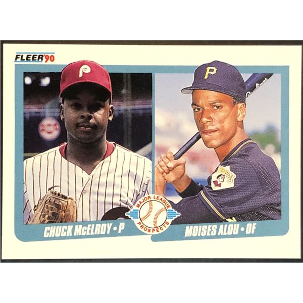 1990 FLEER MOISES ALOU ROOKIE CARD