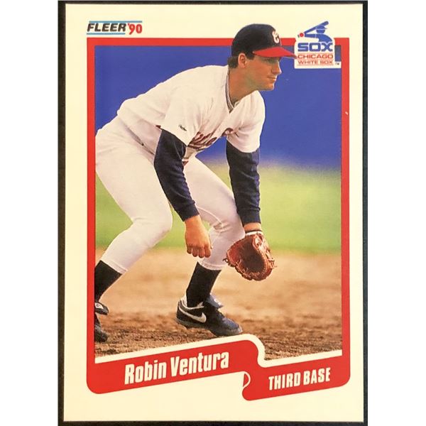 1990 FLEER ROBIN VENTURA ROOKIE CARD