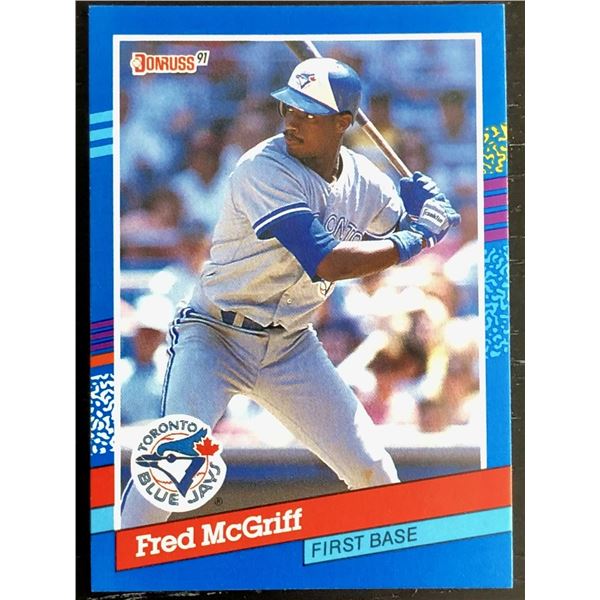 1991 DONRUSS FRED McGRIFF (HOF)