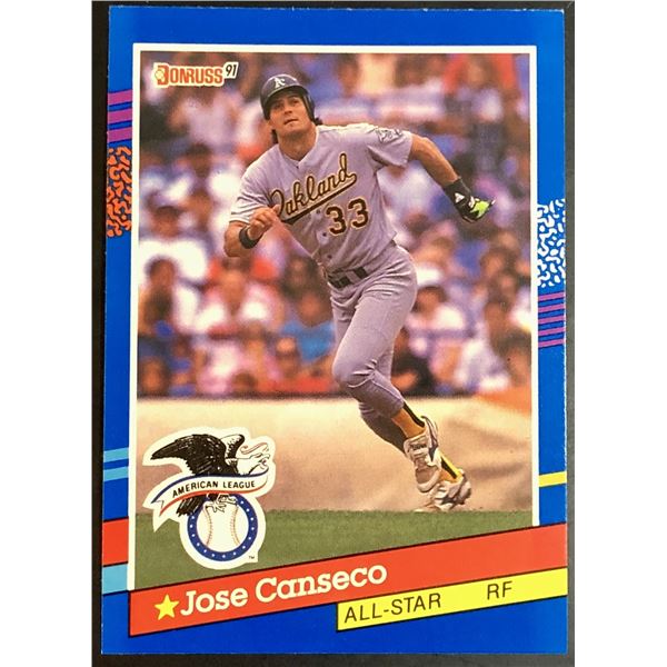 1991 DONRUSS JOSE CANSECO