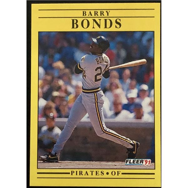 1991 FLEER BARRY BONDS