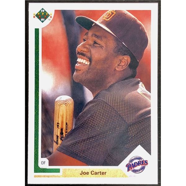 1991 UPPER DECK JOE CARTER