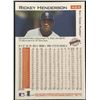Image 2 : 1997 FLEER RICKEY HENDERSON (HOF)