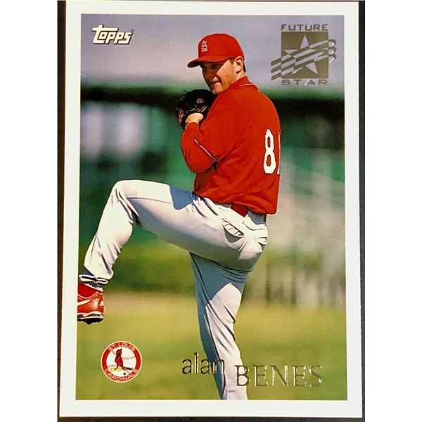 1997 TOPPS ALAN BENES ROOKIE CARD