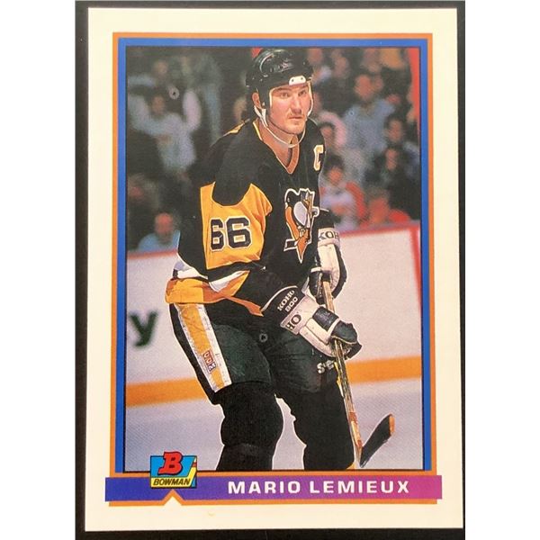 1991-92 BOWMAN MARIO LEMIEUX (HOF)