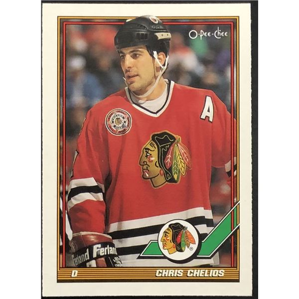 1991-92 O-PEE-CHEE CHRIS CHELIOS (HOF)