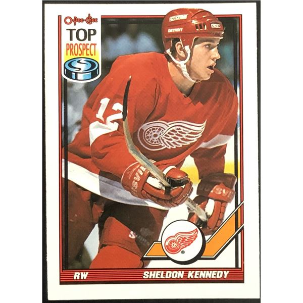 1991-92 O-PEE-CHEE SHELDON KENNEDY ROOKIE CARD