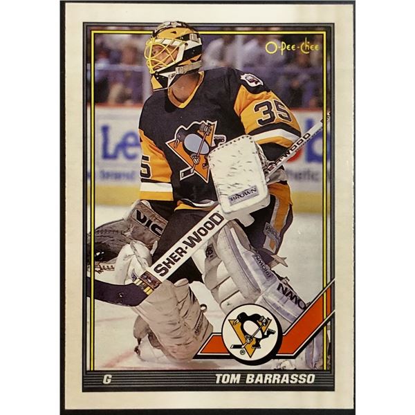 1991-92 O-PEE-CHEE TOM BARRASSO (HOF)