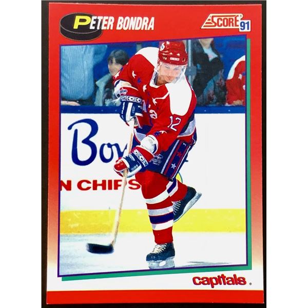 1991-92 SCORE PETER BONDRA ROOKIE CARD