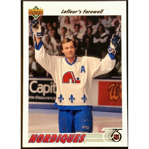 1991-92 UPPER DECK GUY LAFLEUR (HOF)