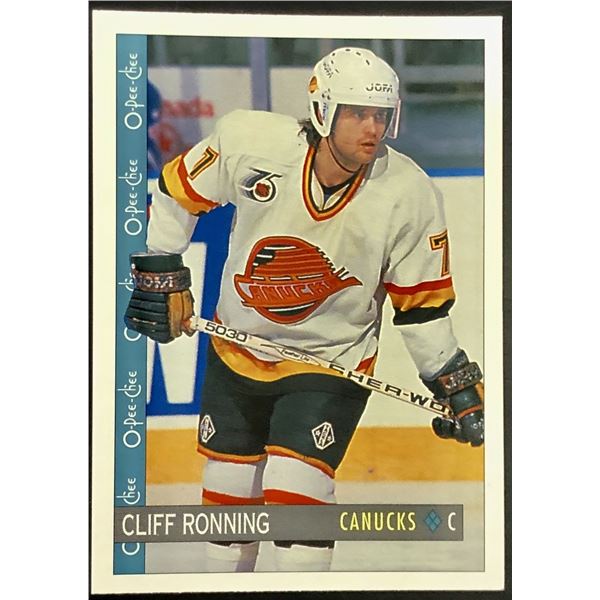 1992-93 O-PEE-CHEE CLIFF RONNING