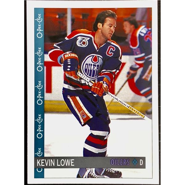 1992-93 O-PEE-CHEE KEVIN LOWE (HOF)