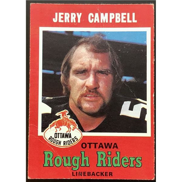 1971 O-PEE-CHEE JERRY CAMPBELL (HOF)