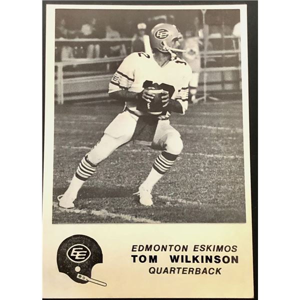 1981 JOGO CFL TOM WILKINSON (HOF)