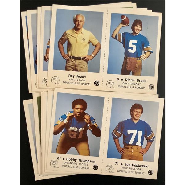 1982 WINNIPEG BLUE BOMBERS (CFL) POLICE SET