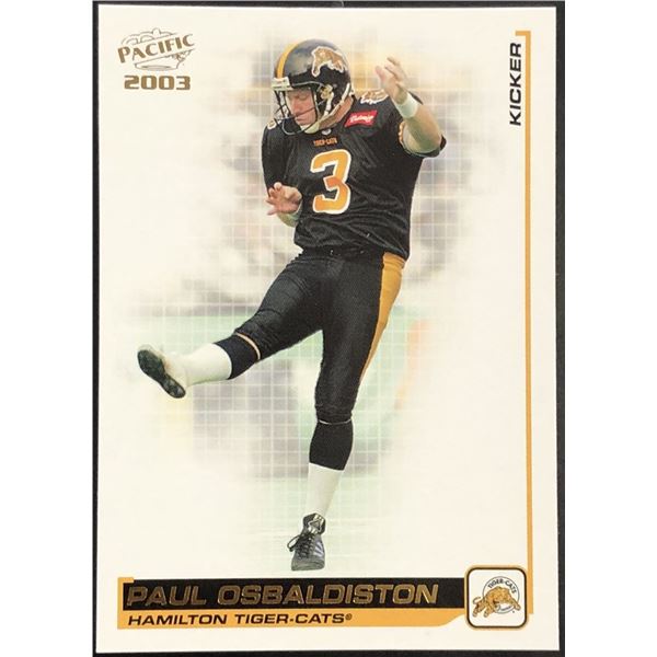 2003 PACIFIC CFL PAUL OSBALDISTON