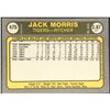 Image 2 : 1981 FLEER JACK MORRIS (HOF)