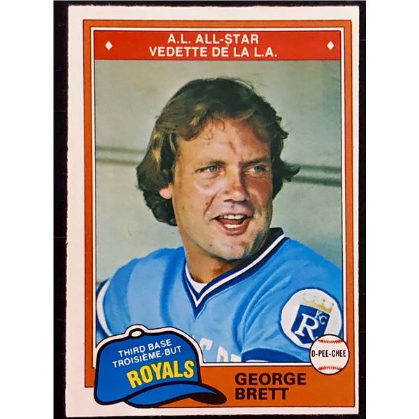 1981 O-PEE-CHEE GEORGE BRETT (HOF)