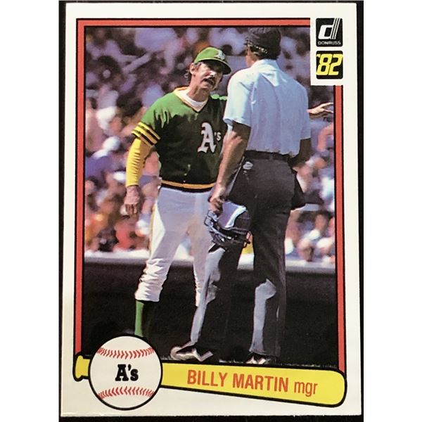 1982 DONRUSS BILLY MARTIN