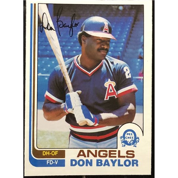 1982 O-PEE-CHEE DON BAYLOR