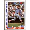 Image 1 : 1982 TOPPS CARL YASTRZEMSKI (HOF)