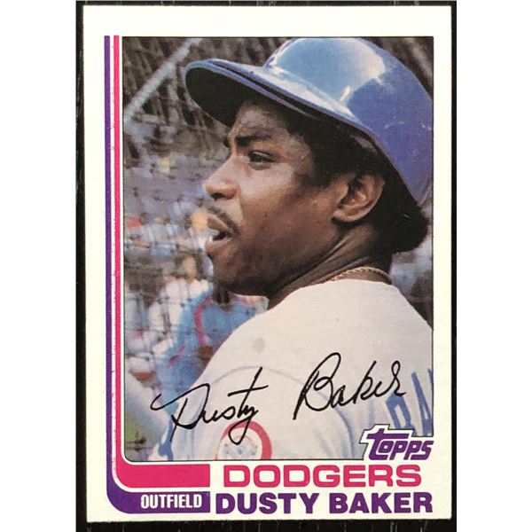 1982 TOPPS DUSTY BAKER