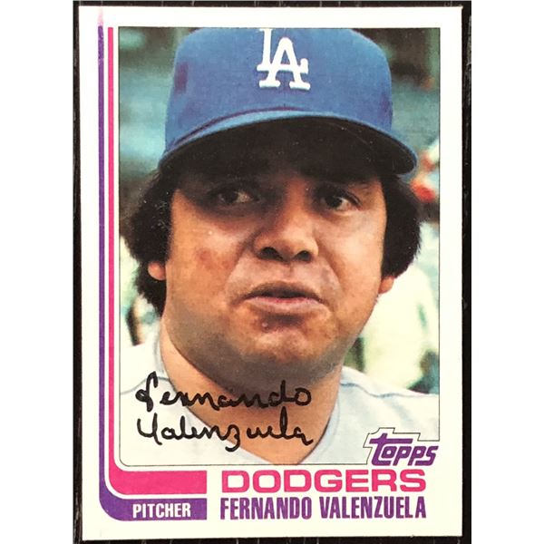 1982 TOPPS FERNANDO VALENZUELA