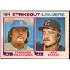 Image 1 : 1982 TOPPS FERNANDO VALENZUELA