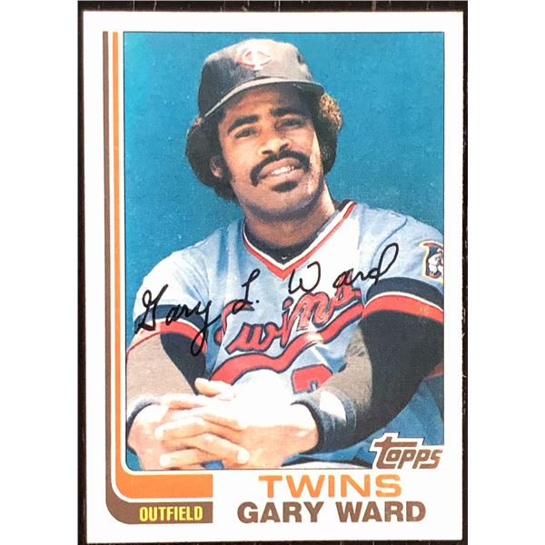 1982 TOPPS GARY WARD ROOKIE CARD
