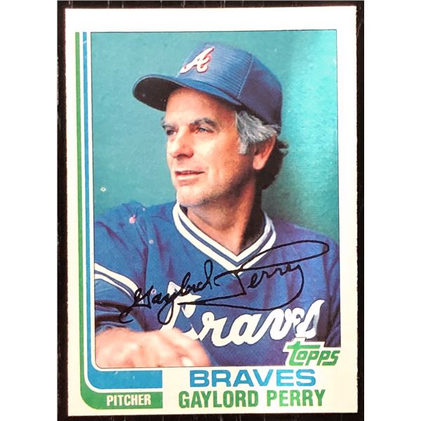 1982 TOPPS GAYLORD PERRY (HOF)