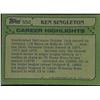 Image 2 : 1982 TOPPS KEN SINGLETON