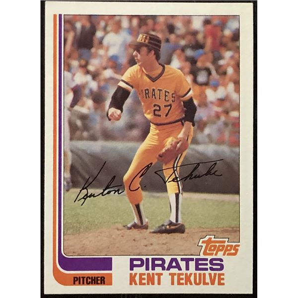 1982 TOPPS KENT TEKULVE