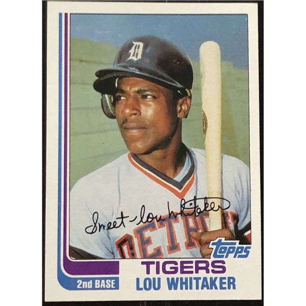 1982 TOPPS LOU WHITAKER