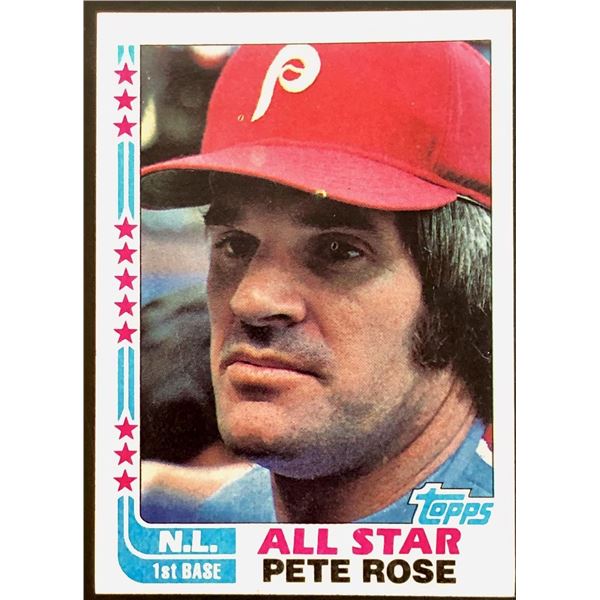 1982 TOPPS PETE ROSE