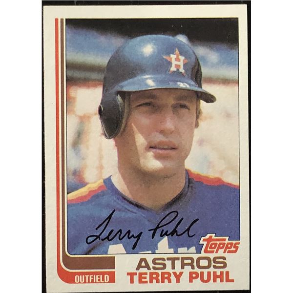 1982 TOPPS TERRY PUHL