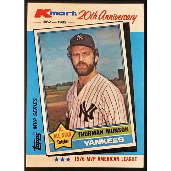 1982 TOPPS THURMAN MUNSON