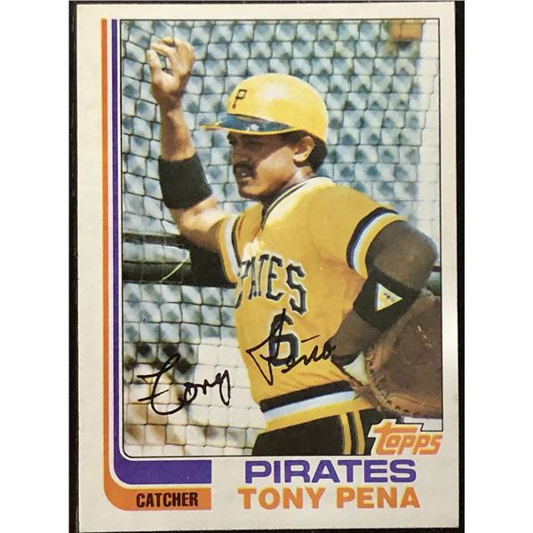 1982 TOPPS TONY PENA ROOKIE CARD