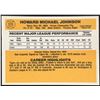 Image 2 : 1983 DONRUSS HOWARD JOHNSON ROOKIE CARD
