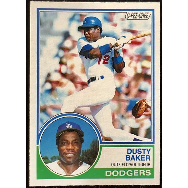 1983 O-PEE-CHEE DUSTY BAKER