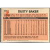 Image 2 : 1983 O-PEE-CHEE DUSTY BAKER