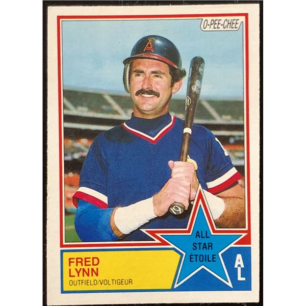 1983 O-PEE-CHEE FRED LYNN