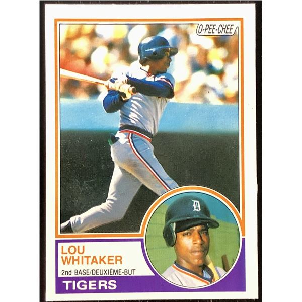 1983 O-PEE-CHEE LOU WHITAKER