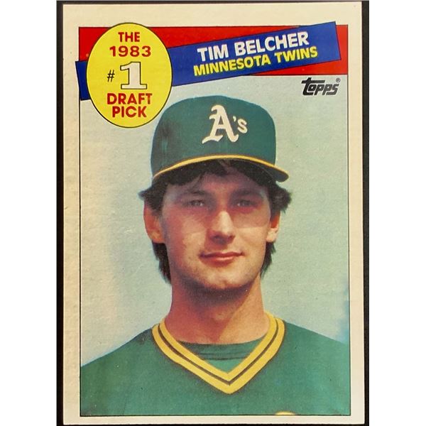 1985 TOPPS TIM BELCHER ROOKIE CARD