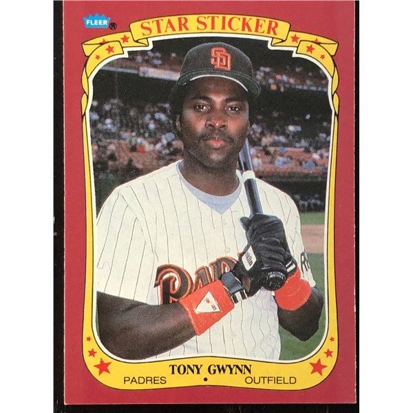 1986 FLEER TONY GWYNN (HOF)